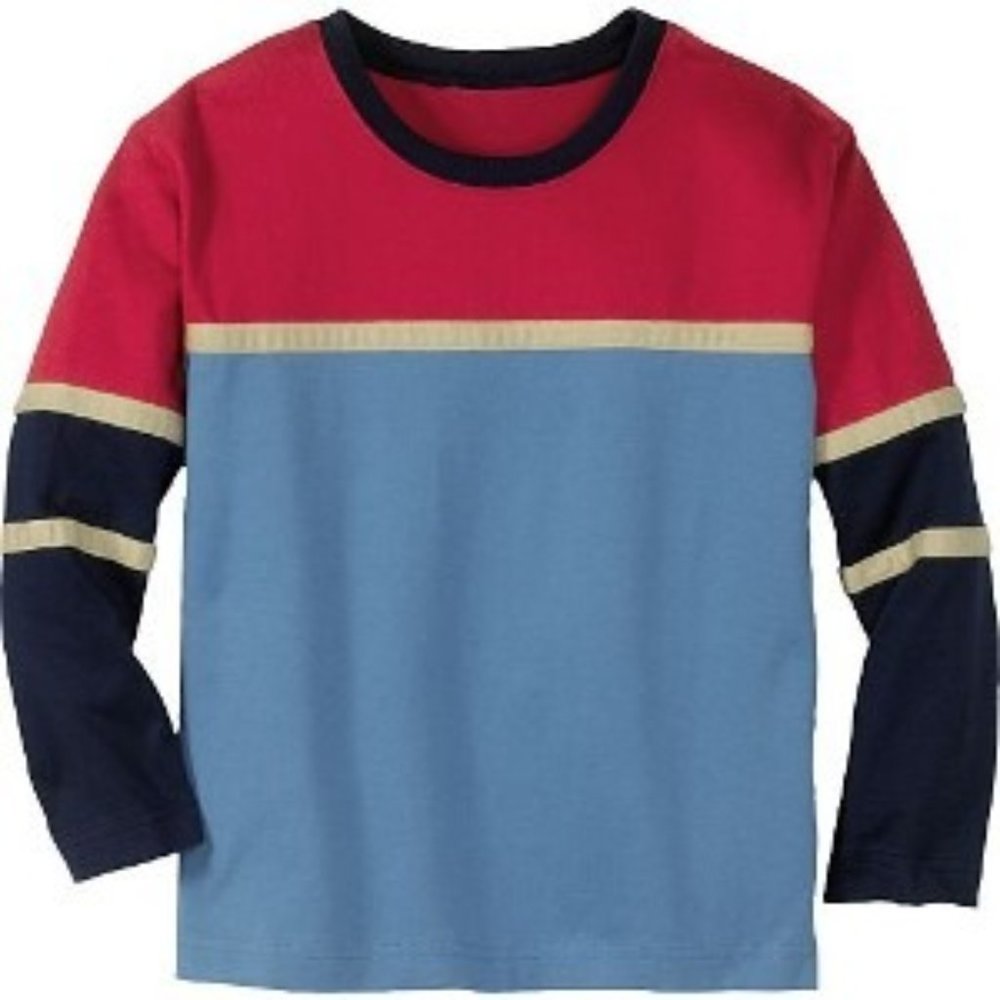 Hanna Andersson -Baby Boys' Red and Lt. Blue Summit Jersey